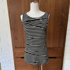 Vince Camuto - Black n White - layered tank top - Size Med